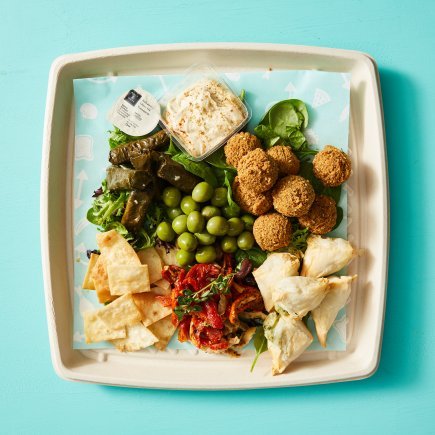 Middle Eastern Vegetarian Mezze Sharing Platter