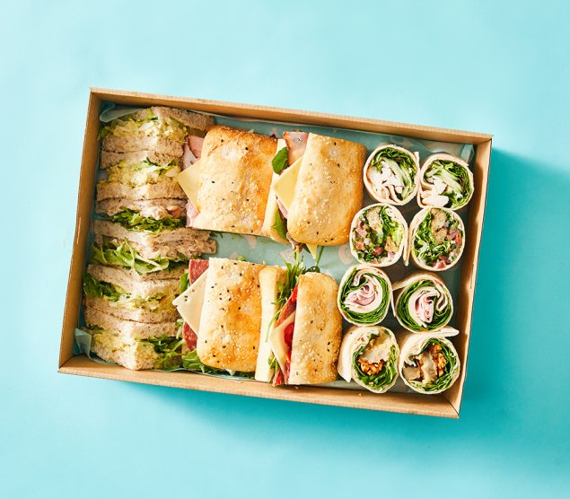 Mixed Gourmet Sandwich Platter - your choice of bread