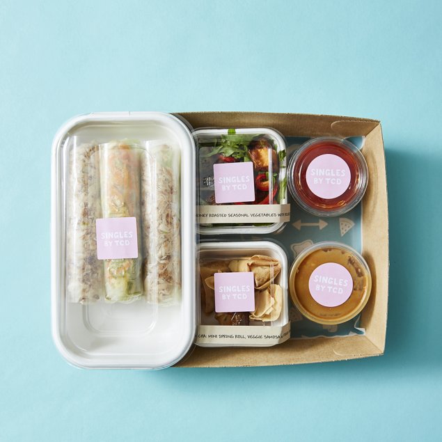Rice Paper Roll Bento with Three Sides