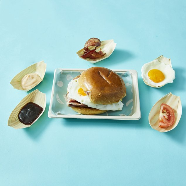 Bacon & Egg Breakfast Burger
